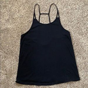 Beyond Yoga Pure Barre blk strappy tank. Sz S
